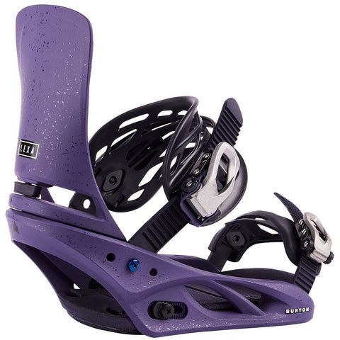 Burton Lexa Womens Snowboard Bindings 2023 Violet Halo Elevation107