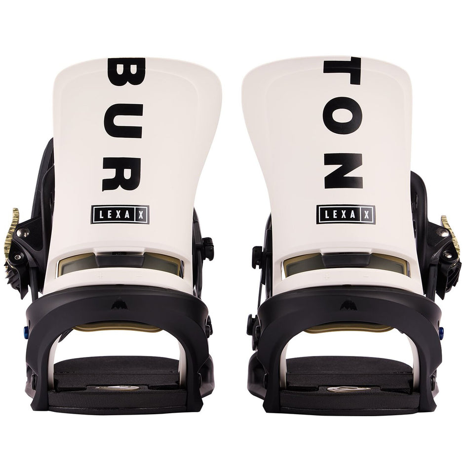 Burton Lexa X Womens Snowboard Bindings Black / Stout White / Logo