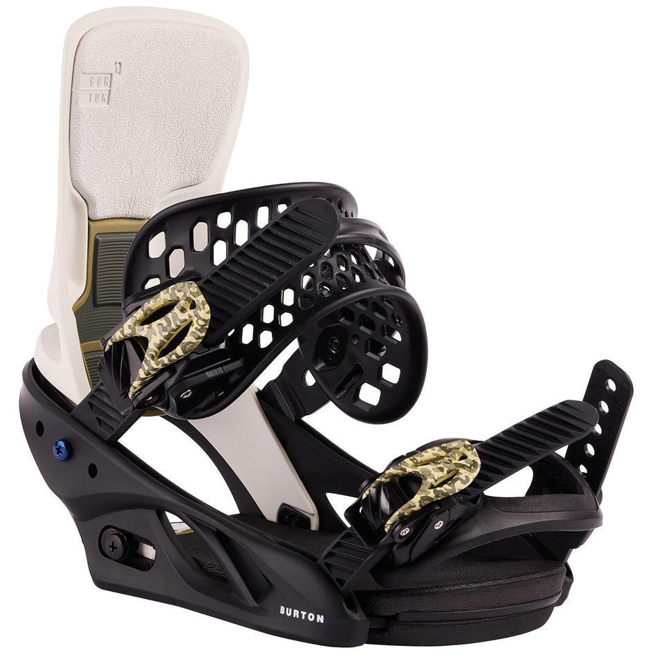 Burton Lexa X Womens Snowboard Bindings Black / Stout White / Logo