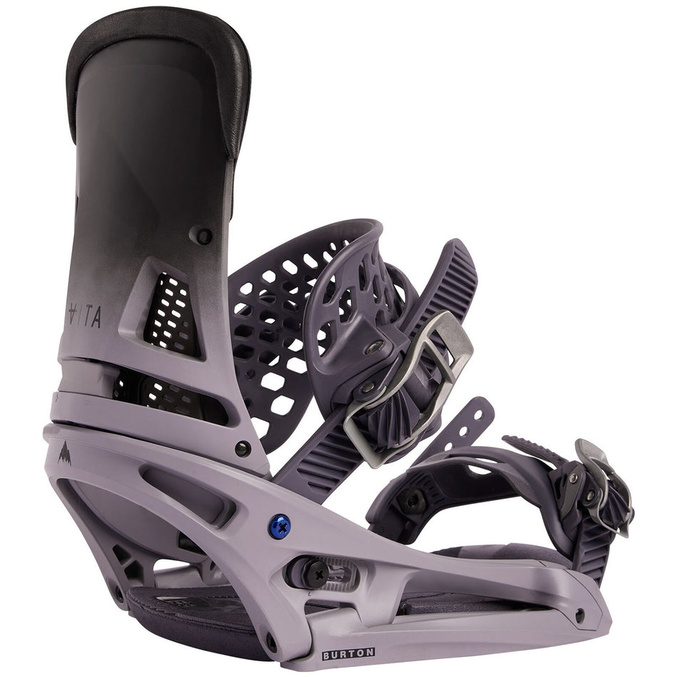 Burton Malavita EST Mens Snowboard Bindings Grey Fade