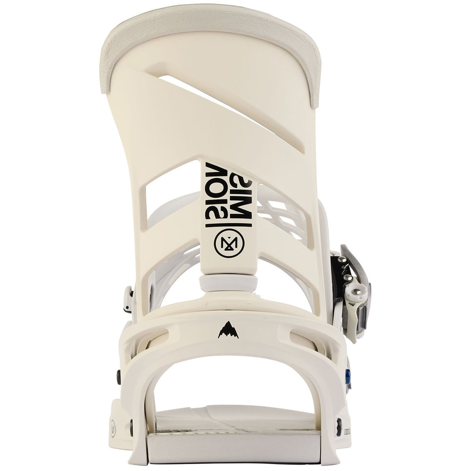 Burton Mission Mens Snowboard Bindings Stout White