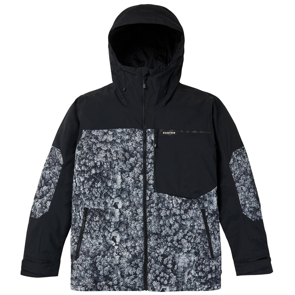 Burton Peasy Mens Jacket Black / Aerial Pines