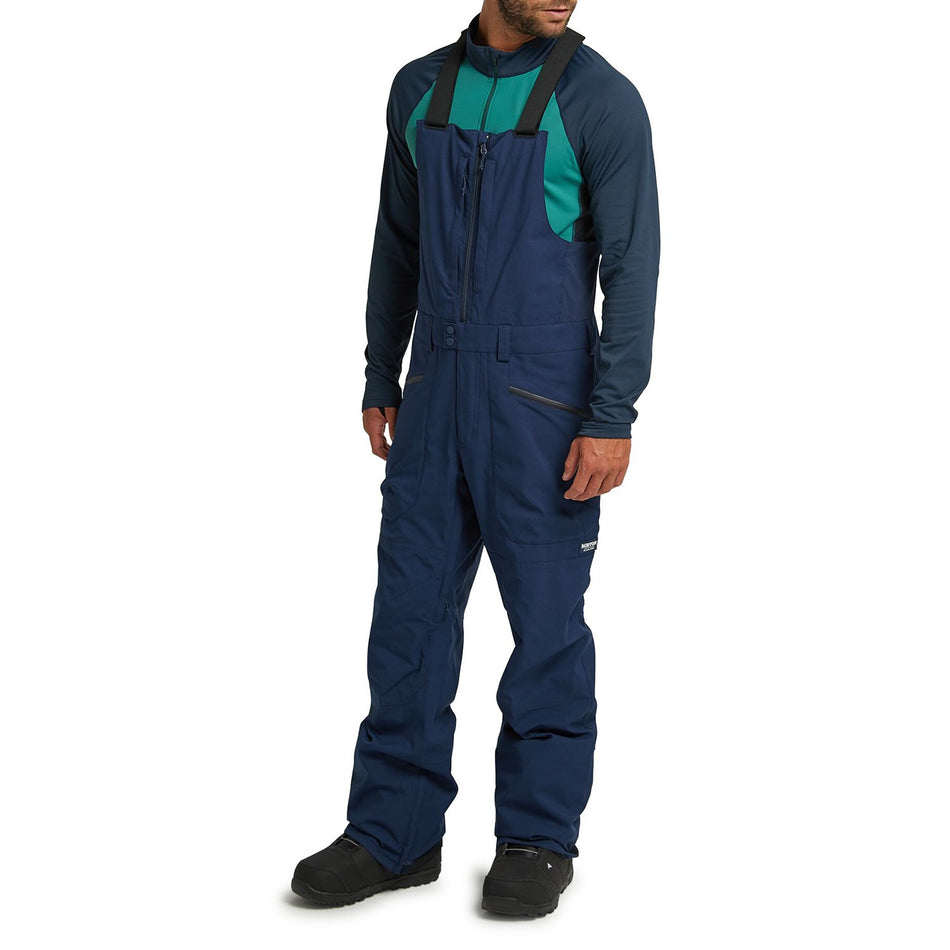 Burton Reserve Mens Bib Pants Dress Blue