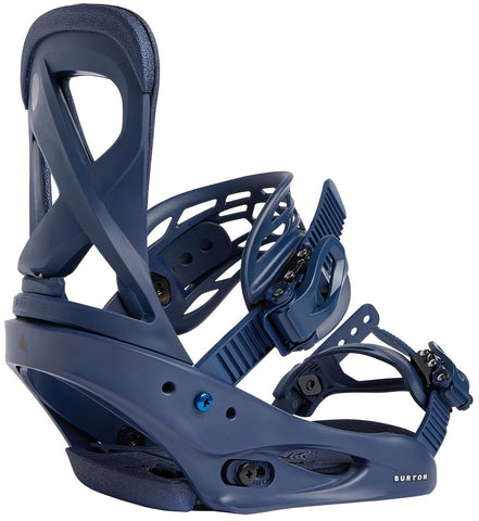 Burton Scribe Womens Snowboard Bindings Dress Blue Elevation107