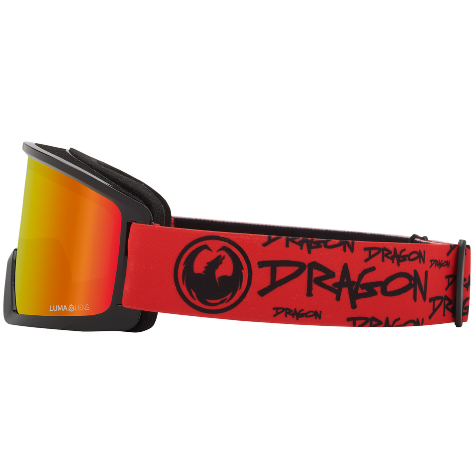 Dragon DX3 OTG Snow Goggles 2024 Tag / Lumalens Red Ion