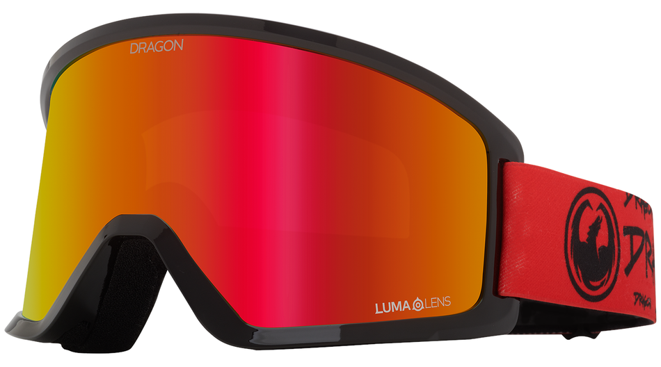 Dragon DX3 OTG Snow Goggles 2024 Tag / Lumalens Red Ion