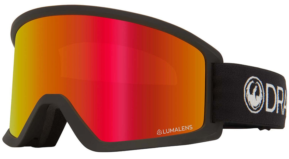 Dragon DX3 OTG Snow Goggles 2024 Black / Lumalens Red Ion