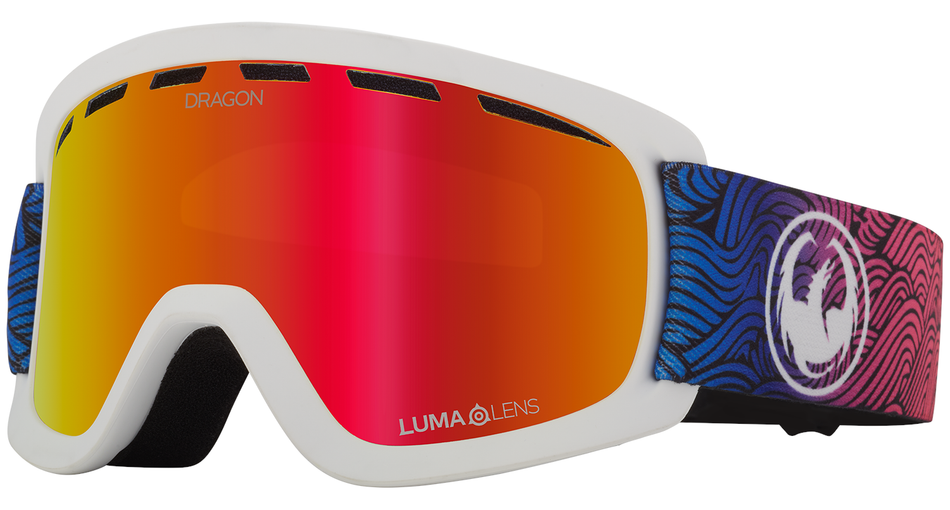 Dragon Lil D Snow Goggles 2024 Curly / Lumalens Red Ion