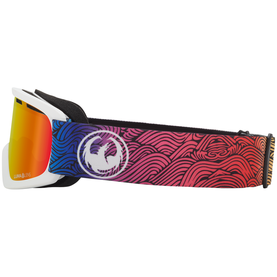 Dragon Lil D Snow Goggles 2024 Curly / Lumalens Red Ion