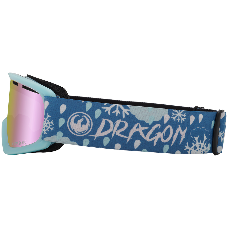 Dragon Lil D Snow Goggles 2024 Snow Dance / Lumalens Pink Ion