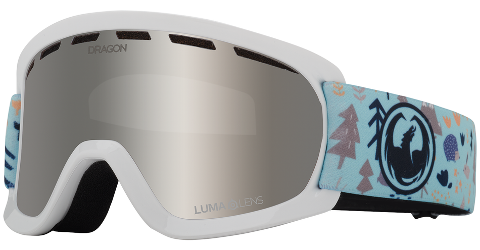 Dragon Lil D Snow Goggles 2024 Forest Friends / Lumalens Silver Ion