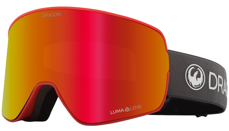 Dragon NFX2 Snow Goggles 2024 Volcano / Lumalens Red Ion + Lumalens Light Rose