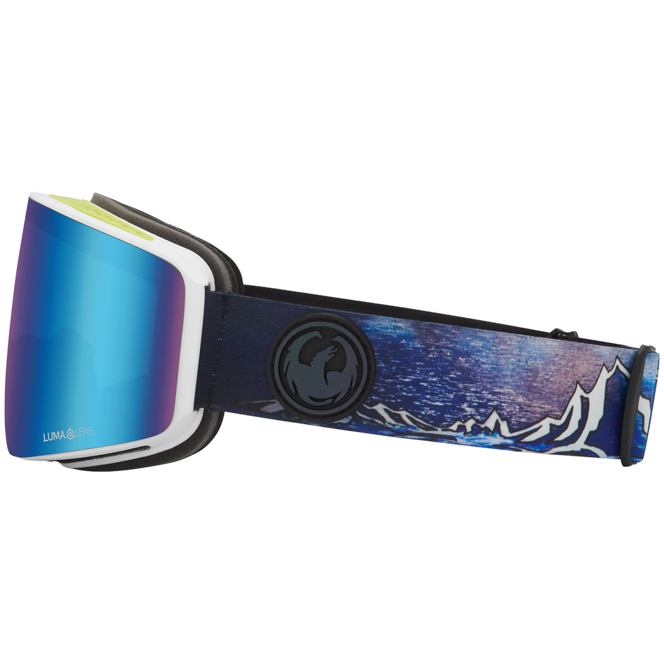 Dragon PXV Snow Goggles 2024 Bryan Iguchi / Lumalens Blue Ion + Lumalens Amber