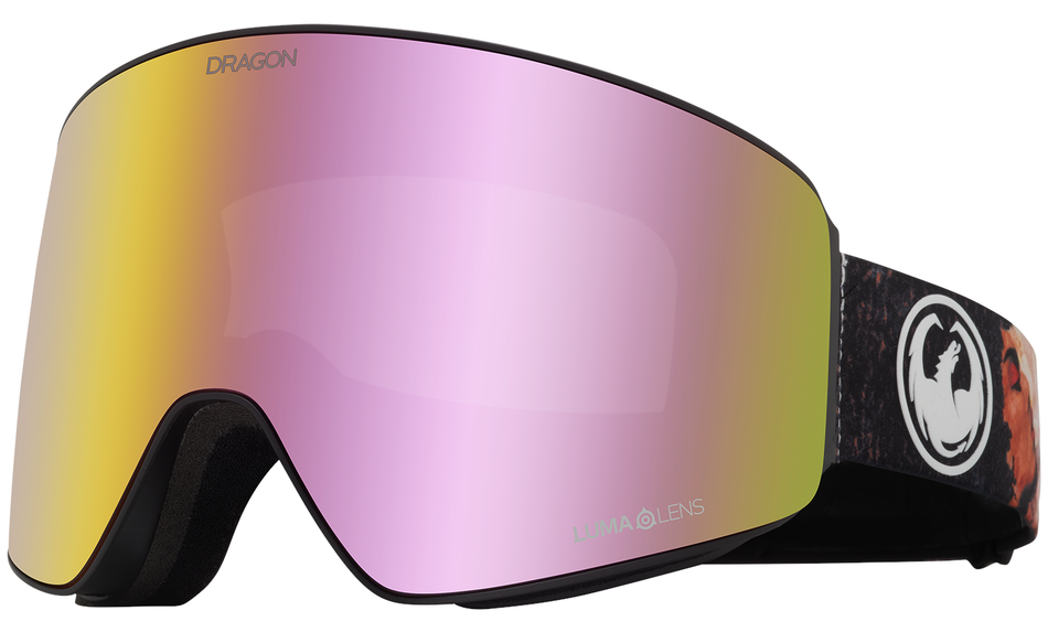 Dragon PXV Snow Goggles 2024 Dennis Ranalter Sig 23 / Lumalens Pink Ion + Lumalens Dark Smoke