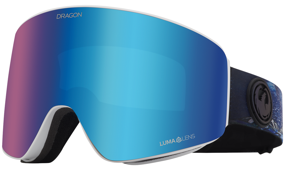 Dragon PXV Snow Goggles 2024 Bryan Iguchi / Lumalens Blue Ion + Lumalens Amber