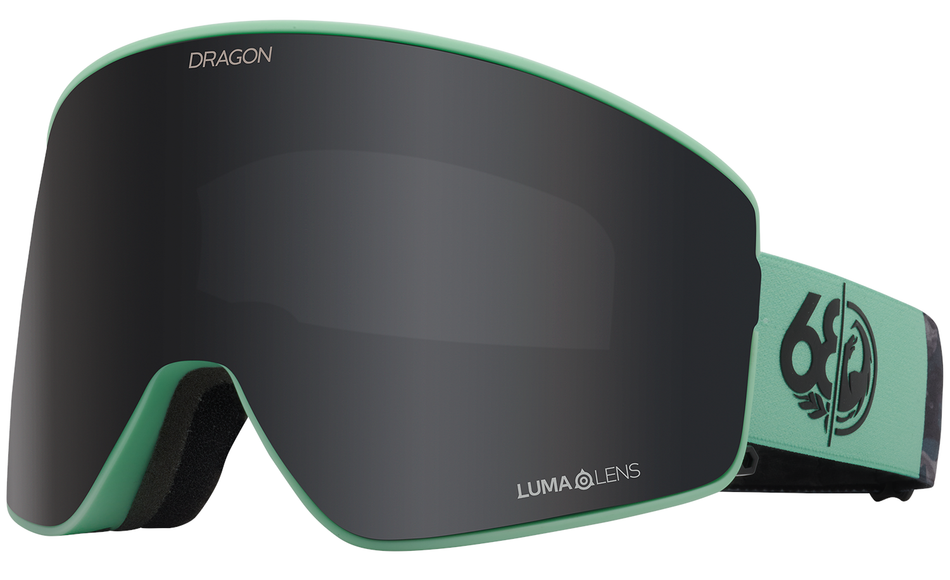 Dragon PXV2 Snow Goggles 2024 686 Collab / Lumalens Dark Smoke + Lumalens Yellow