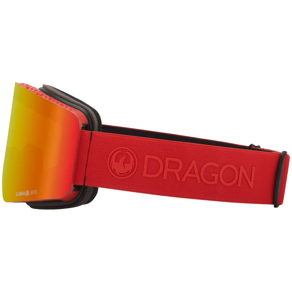 Dragon R1 OTG Snow Goggles 2024 Saffron / Lumalens Red Ion + Lumalens Rose