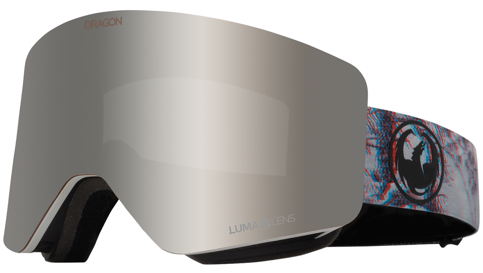 Dragon R1 OTG Snow Goggles 2024 Aberration / Lumalens Silver Ion + Lumalens Yellow