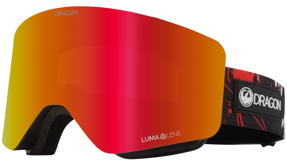 Dragon R1 OTG Snow Goggles 2024 Koi / Lumalens Red Ion + Lumalens Light Rose