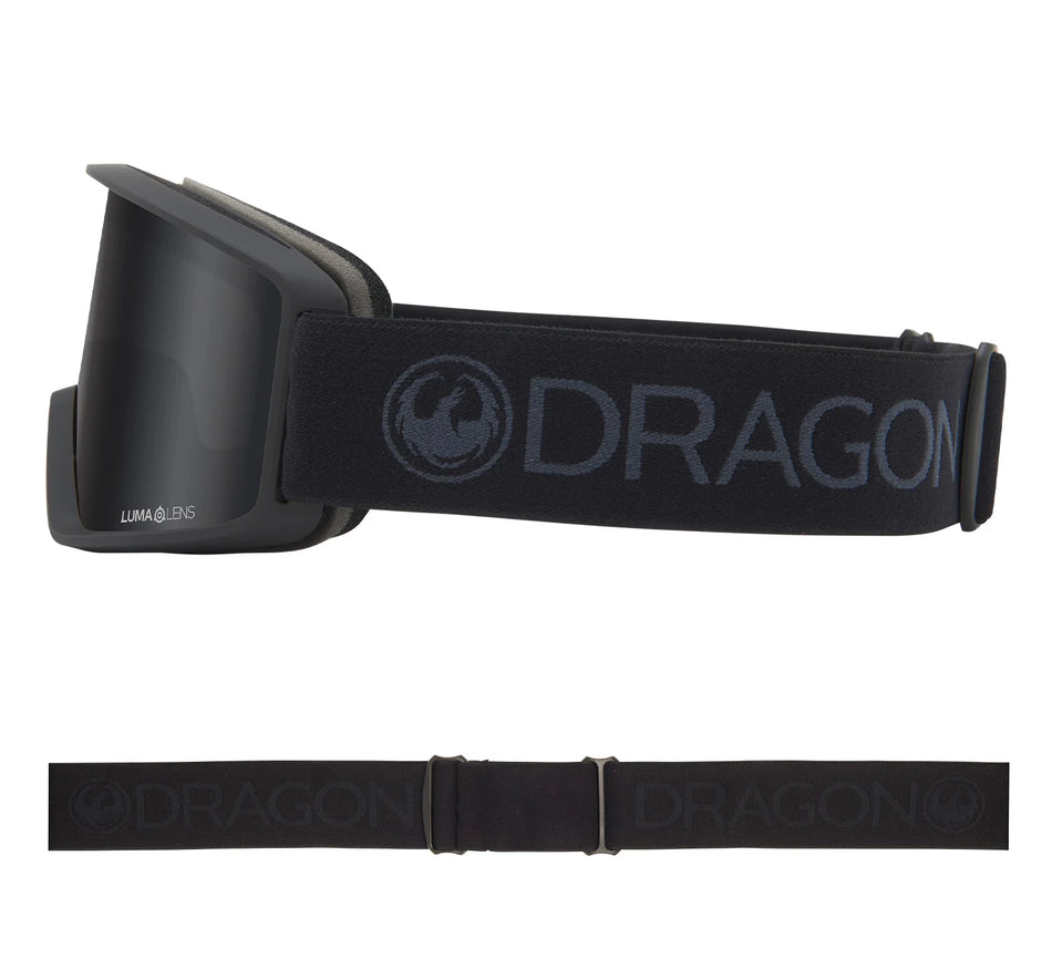 Dragon DXT OTG Snow Goggles 2022 Blackout / Lumalens Dark Smoke Asian Fit