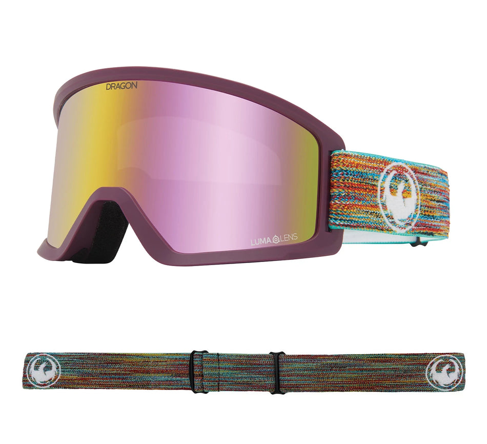 Dragon DX3 OTG Snow Goggles 2024 Shred Together / Lumalens Pink Ion