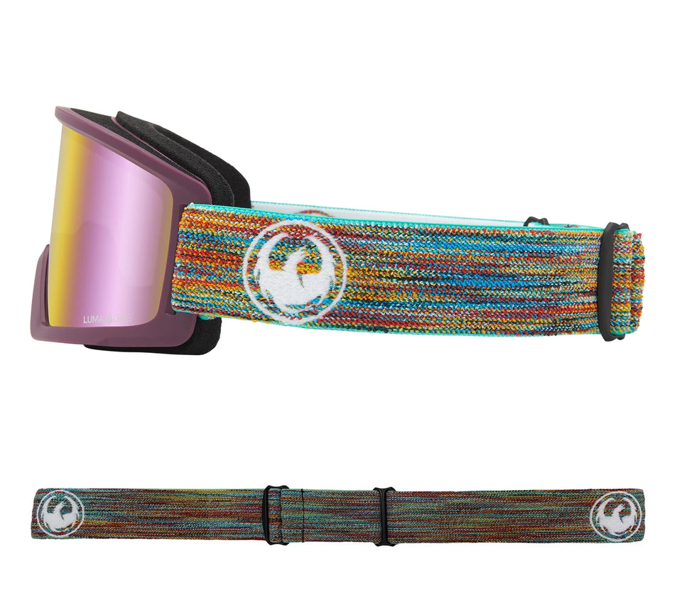 Dragon DX3 OTG Snow Goggles 2024 Shred Together / Lumalens Pink Ion