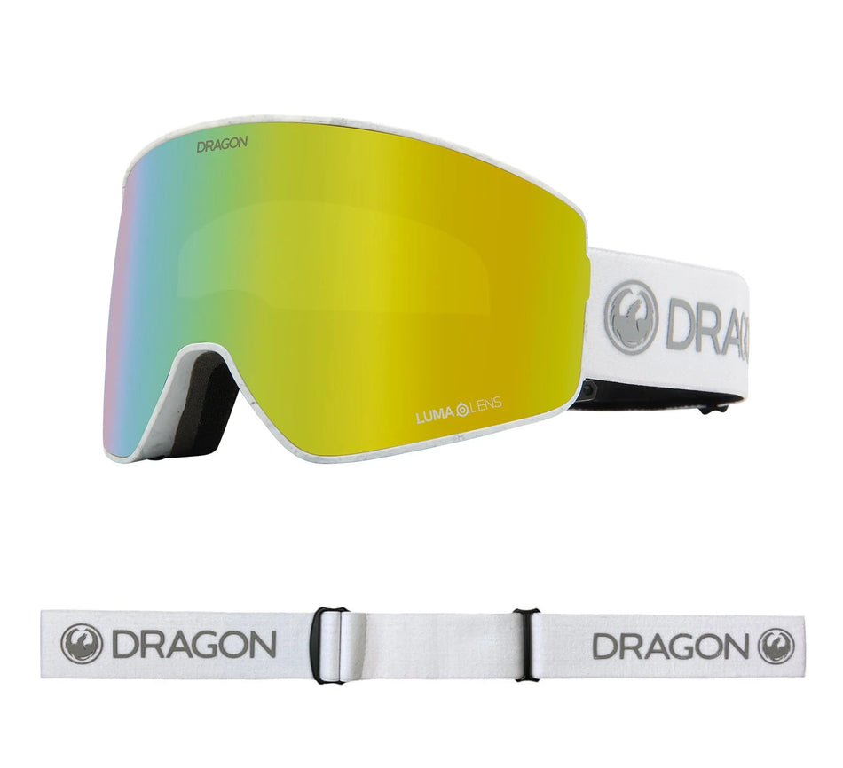 Dragon PXV2 Snow Goggles 2022 Carrara / Lumalens Gold Ion + Spare Lens