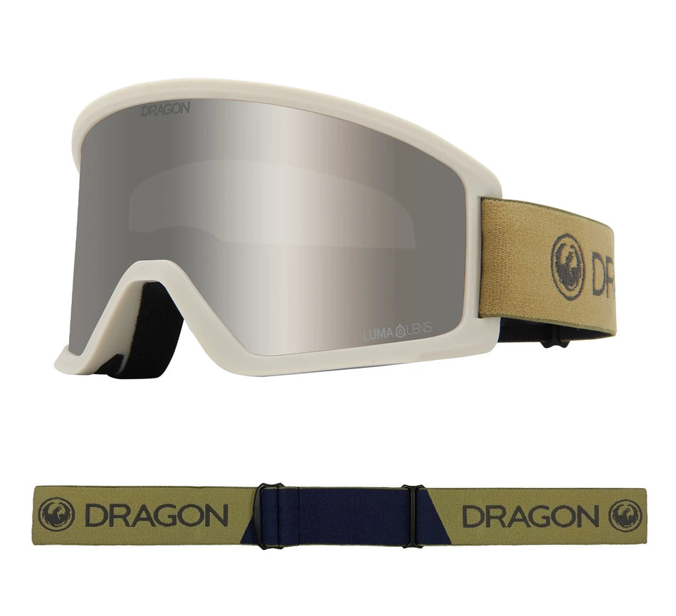 Dragon DX3 OTG Snow Goggles 2024 Block Beige / Lumalens Silver Ion