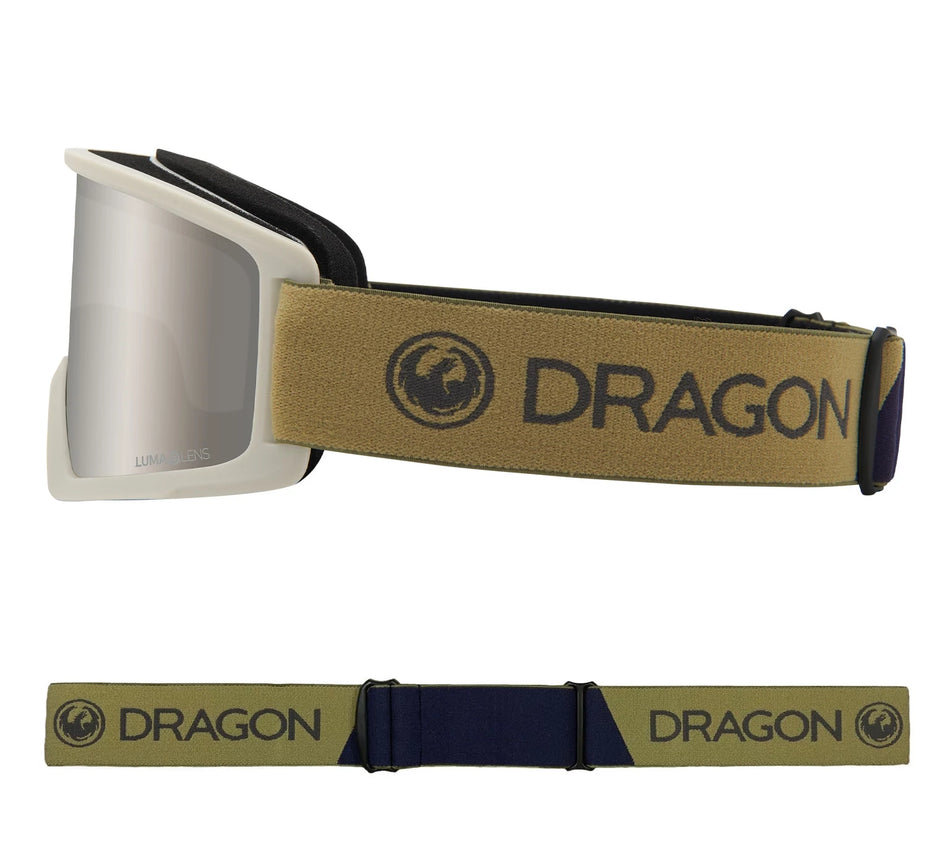 Dragon DX3 OTG Snow Goggles 2024 Block Beige / Lumalens Silver Ion