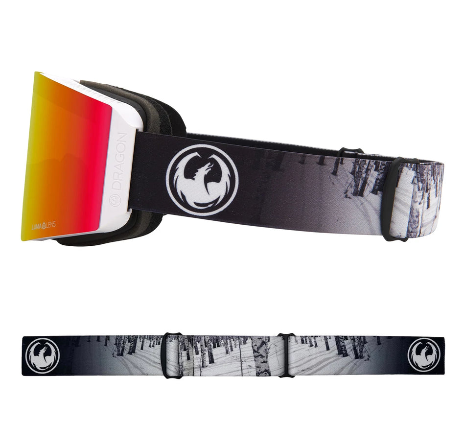 Dragon RVX OTG Snow Goggles 2022 The Calm / Lumalens Red Ion + Spare Lens