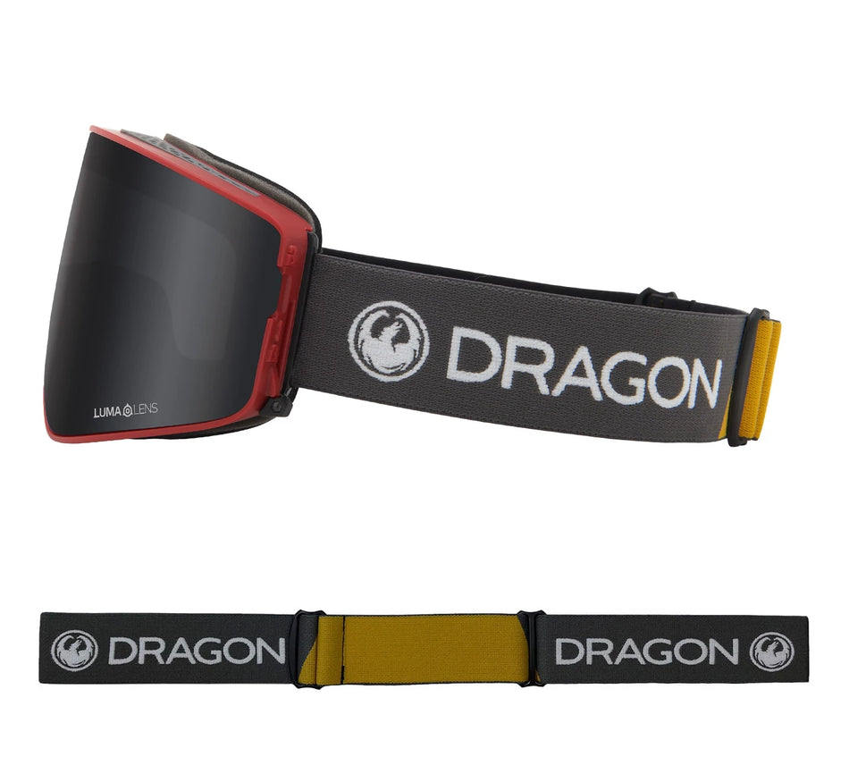 Dragon PXV2 Snow Goggles 2022 Block Red / Lumalens Dark Smoke + Spare Lens