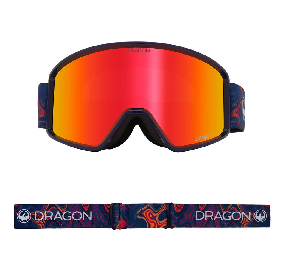 Dragon DXT OTG Snow Goggles 2024 Swirl / Lumalens Red Ion