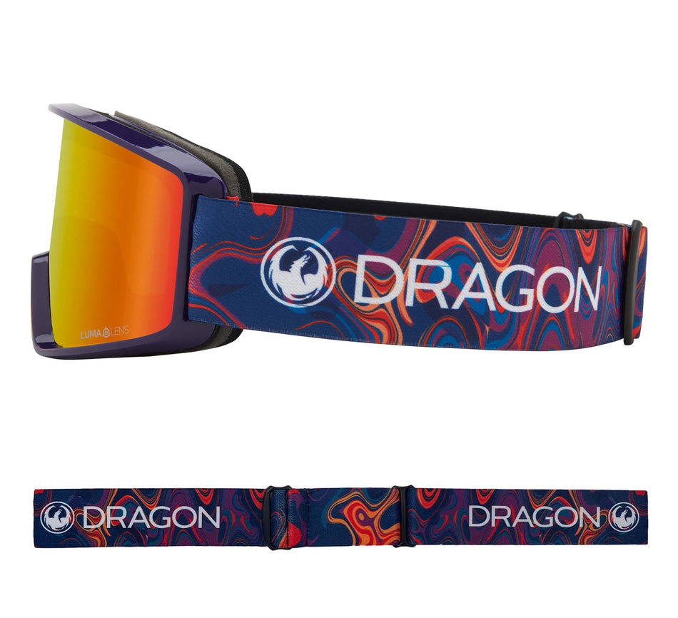 Dragon DXT OTG Snow Goggles 2024 Swirl / Lumalens Red Ion