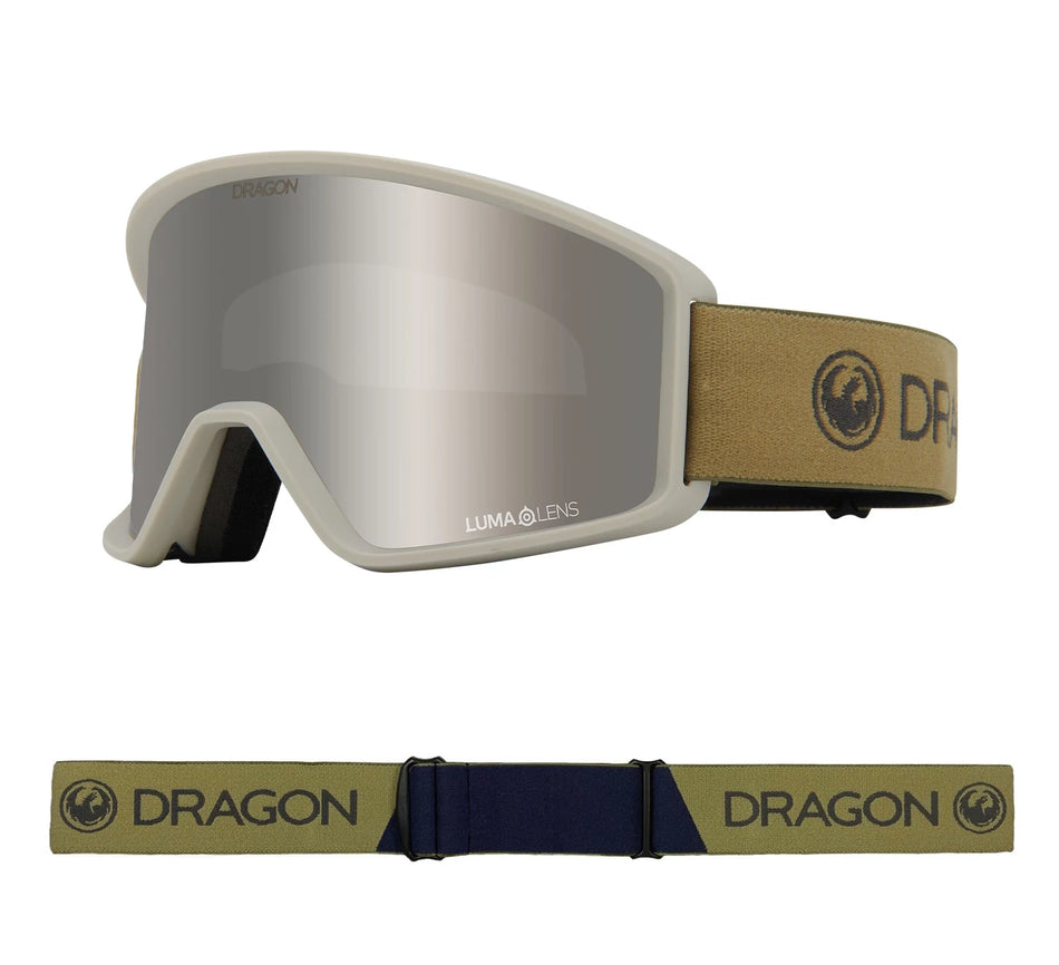 Dragon DXT OTG Snow Goggles 2024 Block Beige / Lumalens Silver Ion