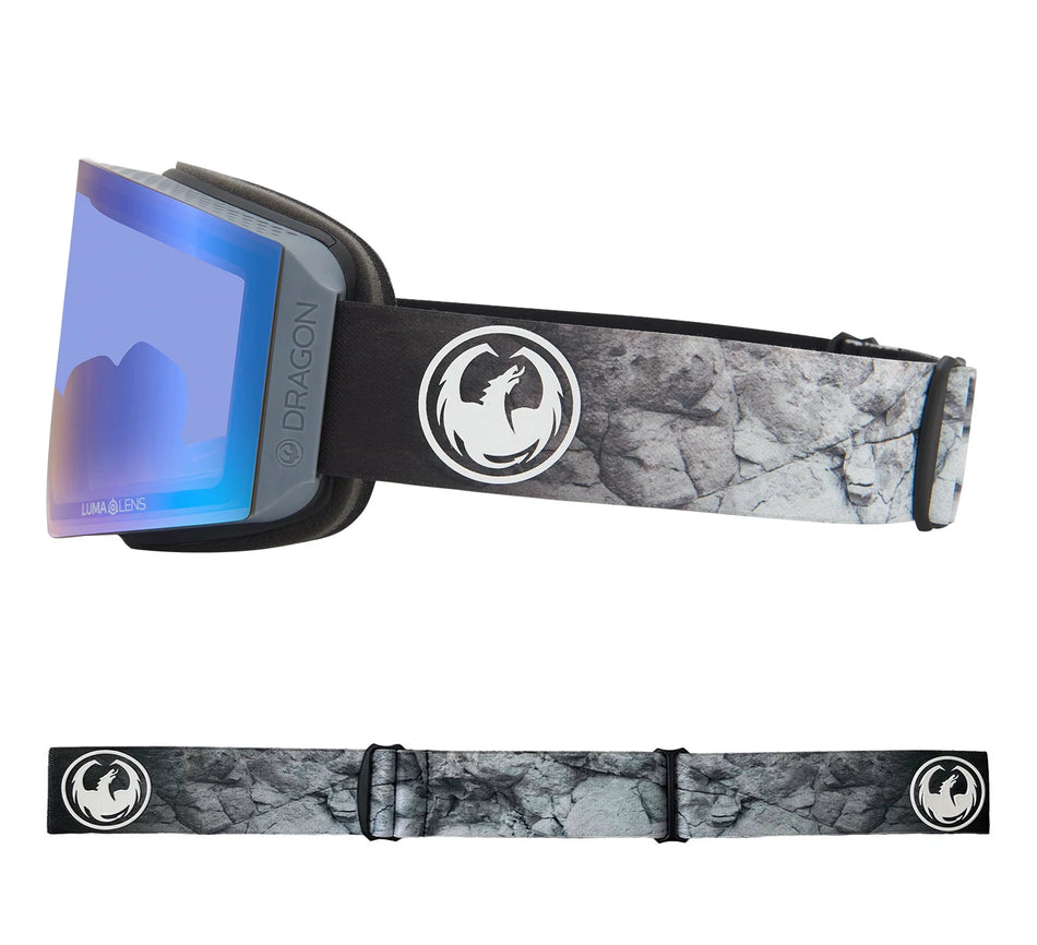 Dragon RVX OTG Snow Goggles 2022 Boulder / Lumalens Flash Blue + Spare Lens