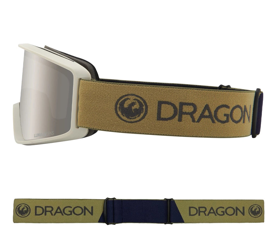 Dragon DXT OTG Snow Goggles 2024 Block Beige / Lumalens Silver Ion