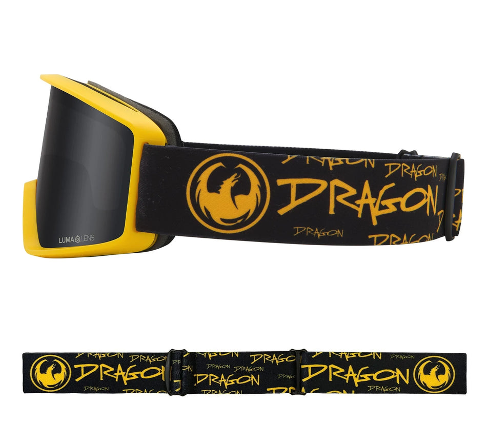 Dragon DXT OTG Snow Goggles 2024 Block / Lumalens Dark Smoke