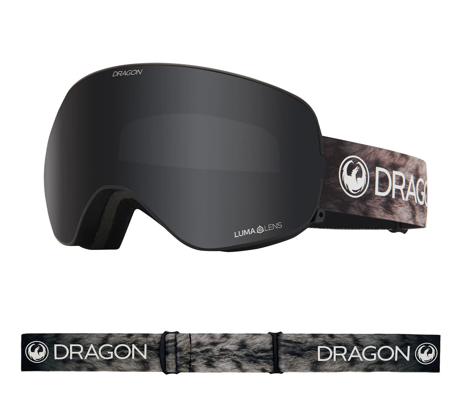 Dragon X2S Snow Goggles 2022 Snow Leopard / Lumalens Dark Smoke+ Spare Lens