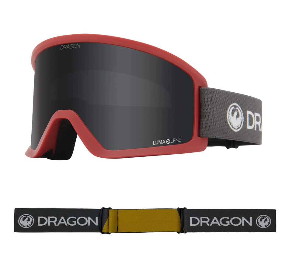 Dragon DX3 OTG Snow Goggles 2024 Block Red / Lumalens Dark Smoke