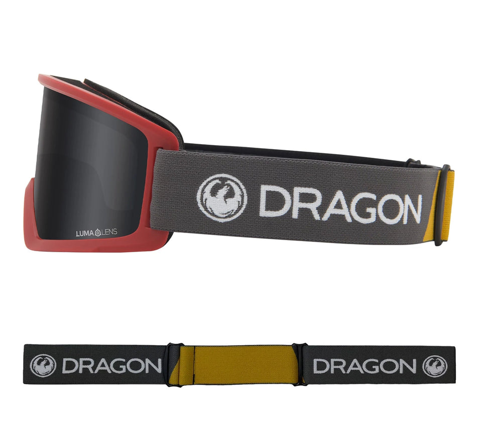 Dragon DX3 OTG Snow Goggles 2024 Block Red / Lumalens Dark Smoke