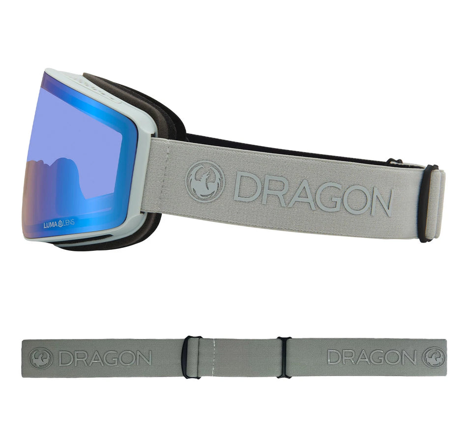 Dragon PXV Snow Goggles 2022 Salt / Lumalens Flash Blue + Spare Lens