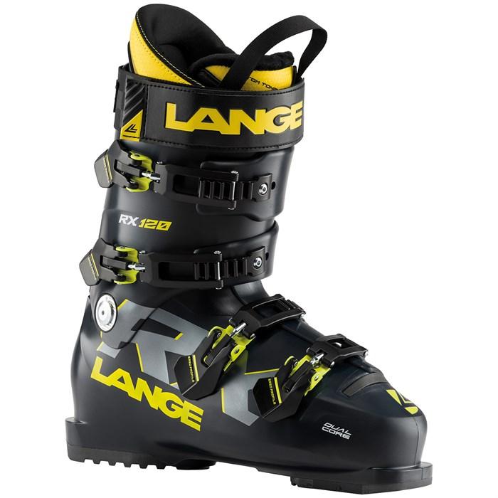 Lange RX 120 Ski Boots Mens Black / Yellow