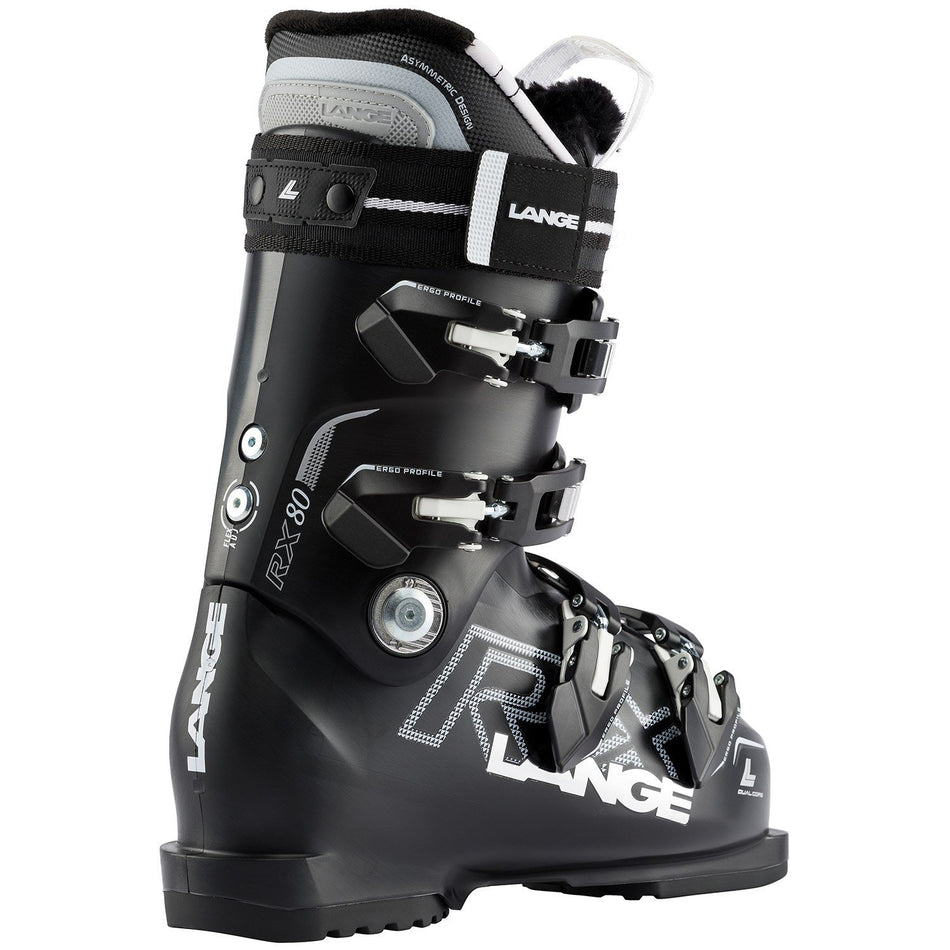 Lange RX 80 Ski Boots Womens Black / Pearl White