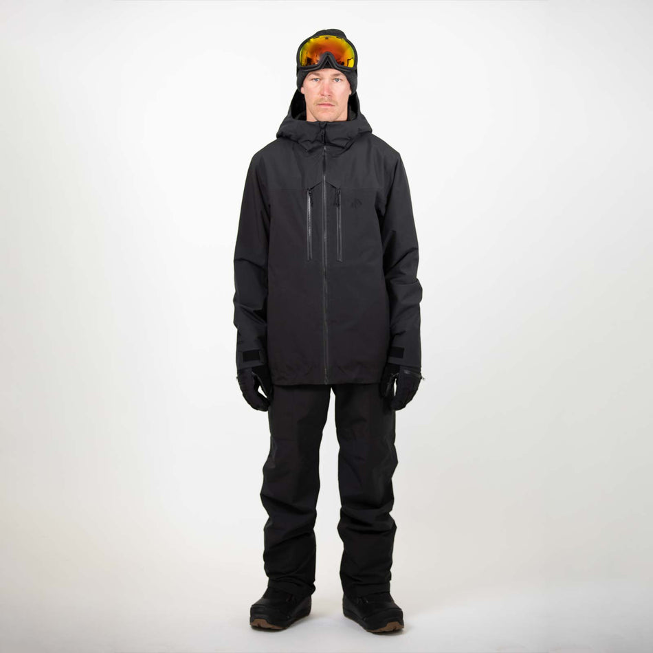 Jones Mountain Surf Mens Jacket Stealth Black