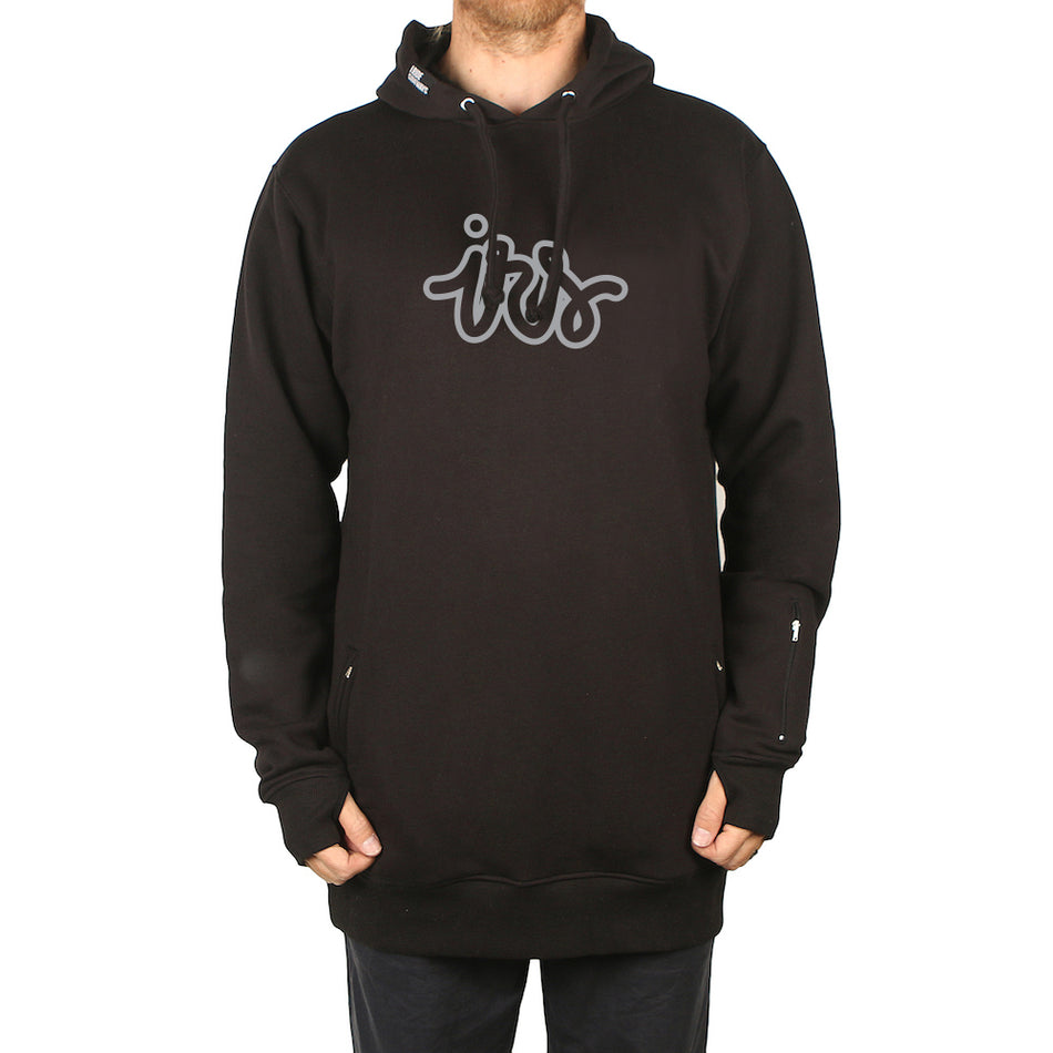 I Ride Sideways Move DWR Shred Fit Hoodie Mens Black