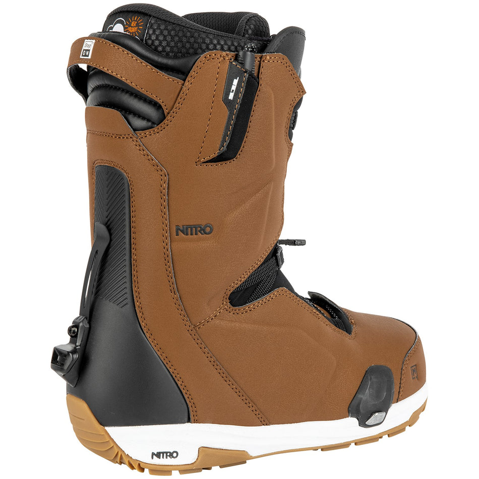Nitro Profile TLS Step On Mens Snowboard Boots Brown