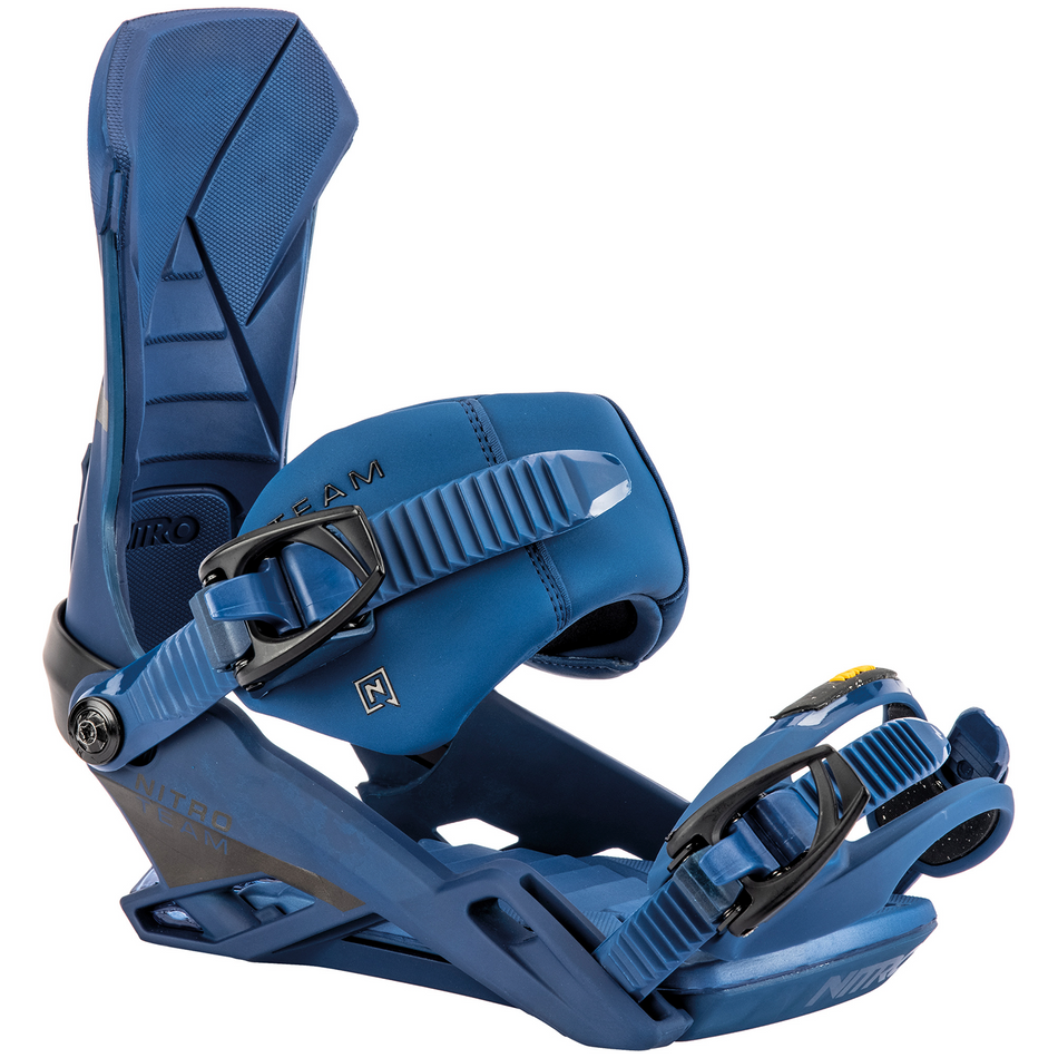 Nitro Team Mens Snowboard Bindings Deep Blue