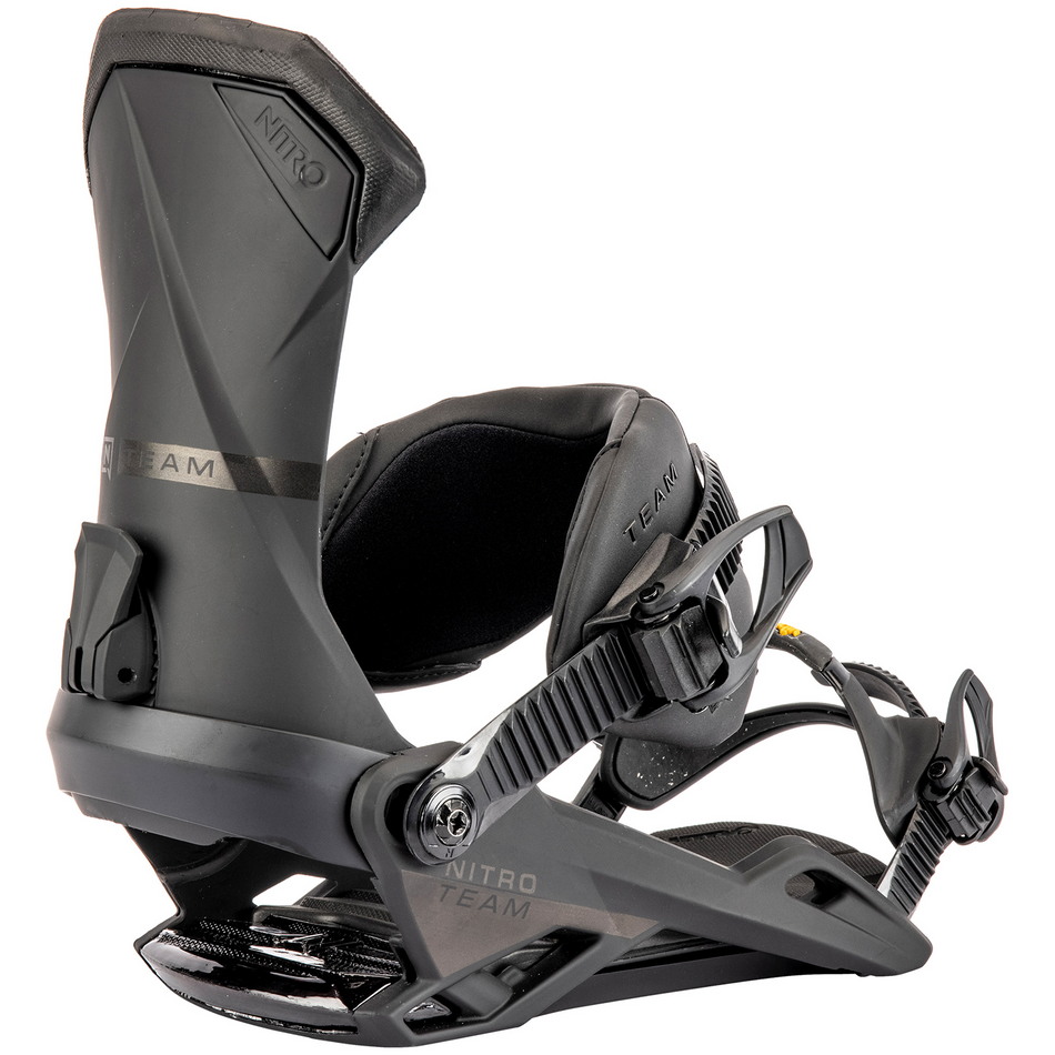 Nitro Team Mens Snowboard Bindings Ultra Black