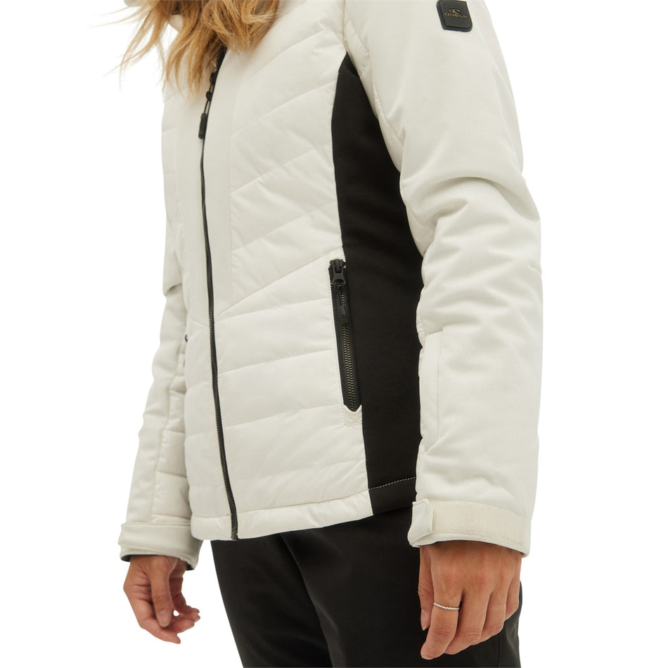 ONeill Baffle Igneous Womens Snow Jacket Powder White