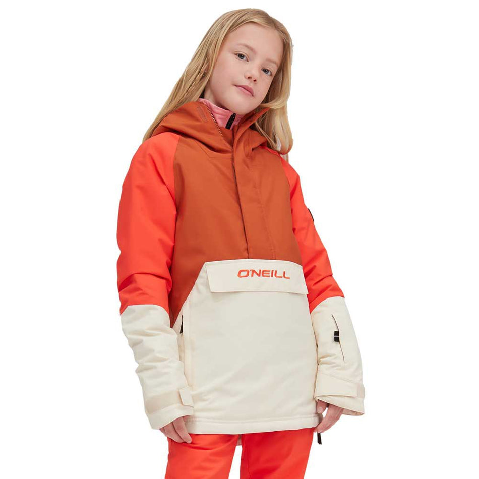 ONeill Anorak Girls Jacket Bombay Brown